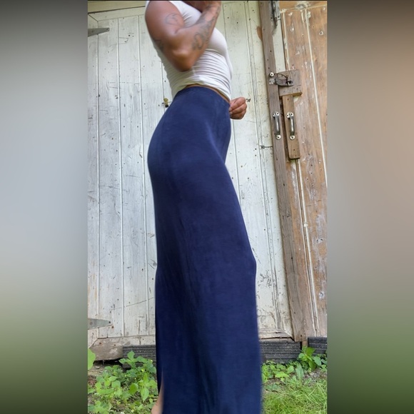 Midnight blue celestial long skirt - Picture 2 of 7